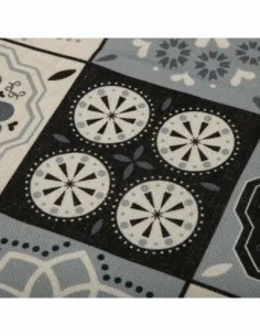 CAMINO DE MESA BLACK MOSAIC 2