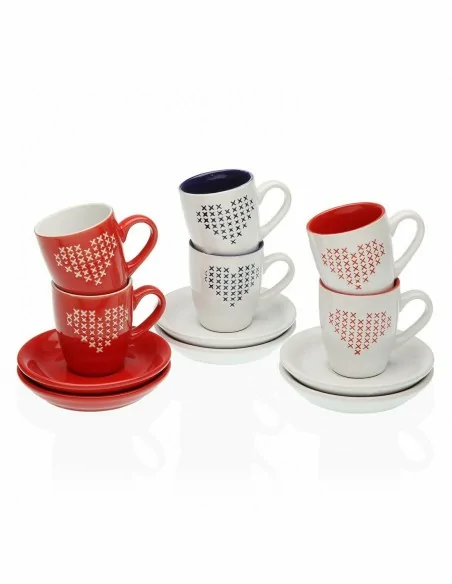 SET 6 PIEZAS CAFE JADA