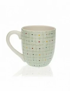 SET 4 MUGS SNOW FLOWERS 2