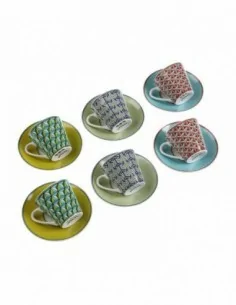 SET 6 TAZAS CAFE  LEIA
