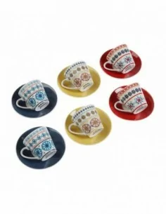 SET 6 TAZAS CAFE  SYLVIA