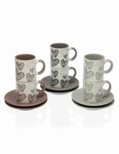 SET 6 PIEZAS CAFÉ SENA