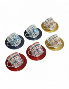 SET 6 TAZAS TE  SYLVIA