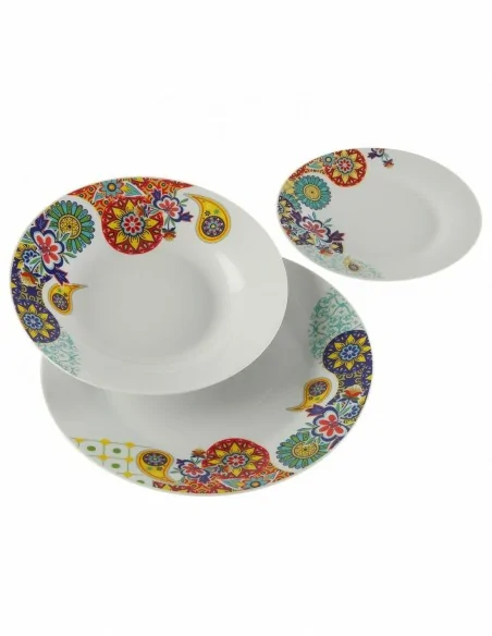 VAJILLA 18PIEZAS GIARDINO