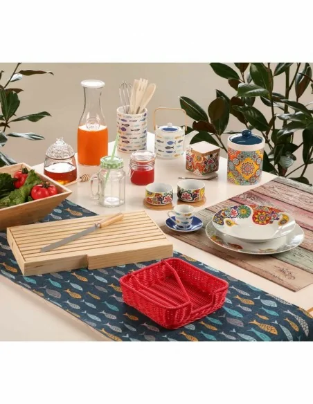 VAJILLA 18PIEZAS GIARDINO