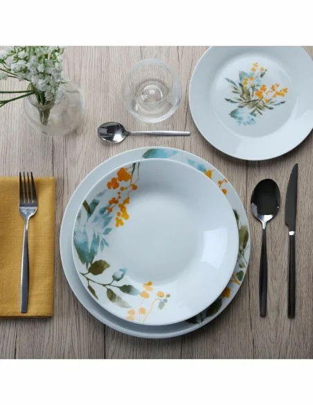 VAJILLA 18 PIEZAS ACUARELA