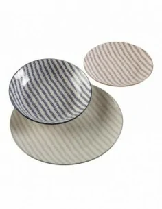 VAJILLA 18 PIEZAS CORDUROY