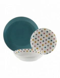 VAJILLA 18 P. SPRINGDOTS