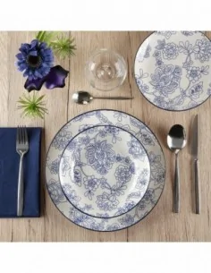 VAJILLA 18 PIEZAS ARAMIS AZUL 2