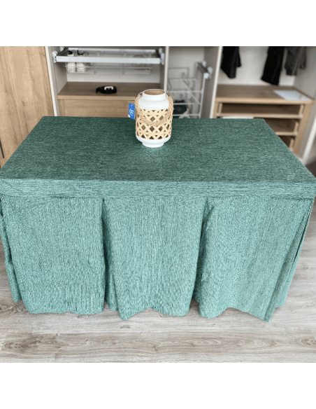 Ropa elegante 10 pliegues Verde