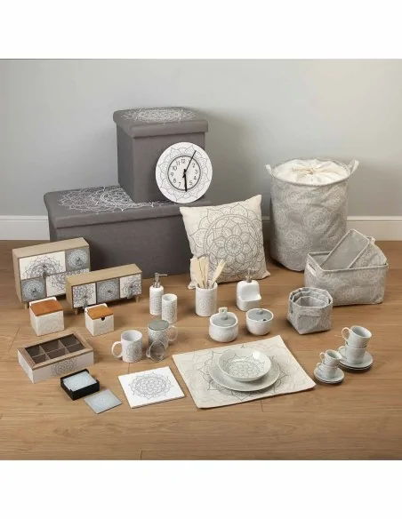 VAJILLA 18 PIEZAS MANDALAS