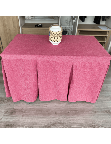 Ropa elegante 10 pliegues Fucsia