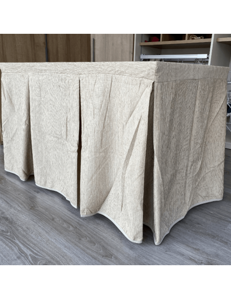 Ropa elegante 10 pliegues Beige