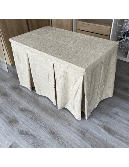 Ropa elegante 10 pliegues Beige