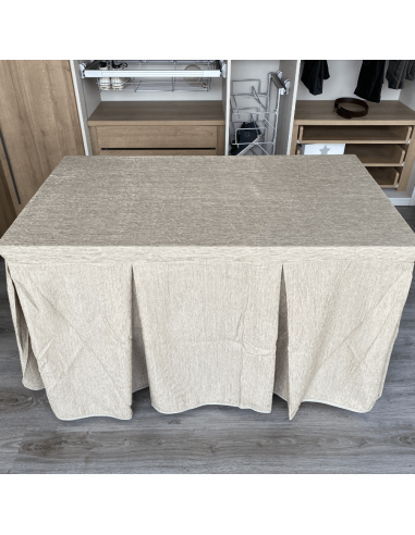 Ropa elegante 10 pliegues Beige