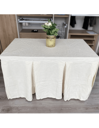 Ropa elegante 10 pliegues Marfil Ropa elegante 10 pliegues Marfil