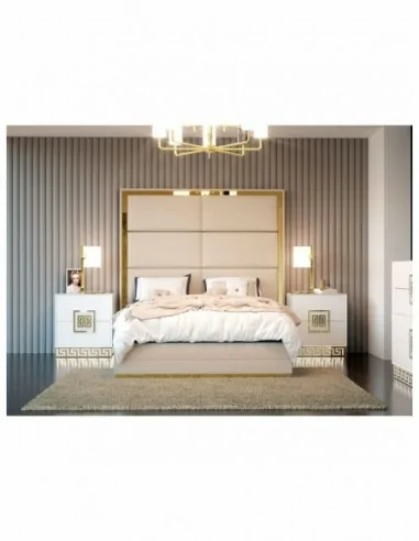 Dormitorio de matrimonio moderno completo con diseños alta gama de mobiliario diferentes medidas y colores (7)