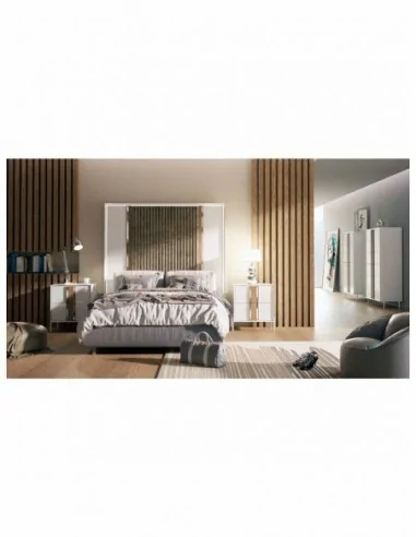 Dormitorio de matrimonio moderno completo con diseños alta gama de mobiliario diferentes medidas y colores (12)