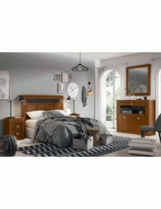 Dormitorio rustico colonial...