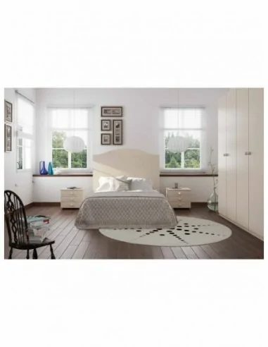 Dormitorio de matrimonio diseño moderno con mesitas con cruceta cabeceros en galeria (8)