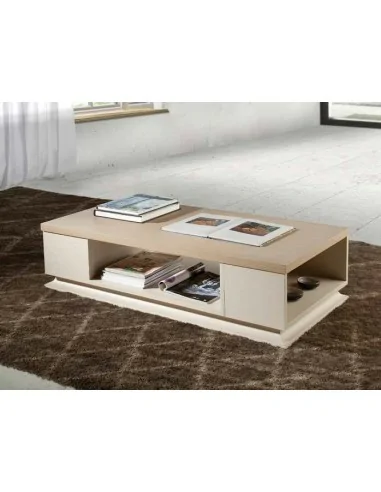 Mesas de salon extensibles con sillas tapizadas tela anti manchas a elegir lacadas con mesas de centro (5)