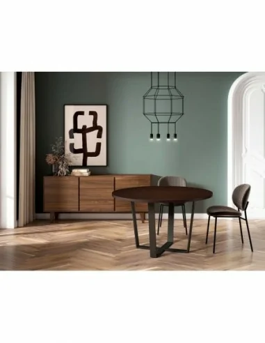 Mesas de comedor o mesas de centro con pata metalica diseño moderno industrial (4)