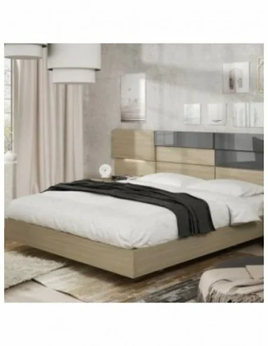 Dormitorio de matrimonio moderno con cabeceros y varios colores a elegir diseño lineal (1)