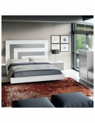 Dormitorio de matrimonio moderno con cabeceros y varios colores a elegir diseño lineal (11)