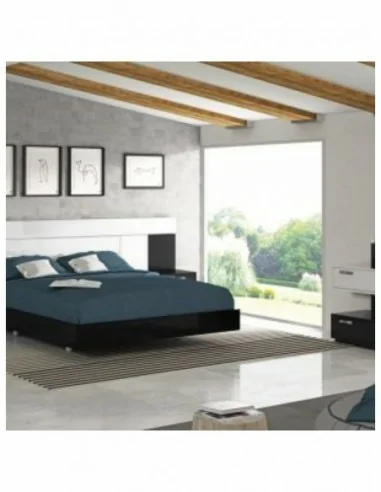 Dormitorio de matrimonio moderno con cabeceros y varios colores a elegir diseño lineal (12)
