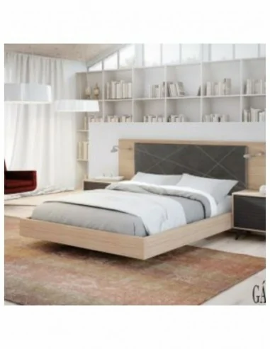 Dormitorio de matrimonio moderno con cabeceros y varios colores a elegir diseño lineal (5)