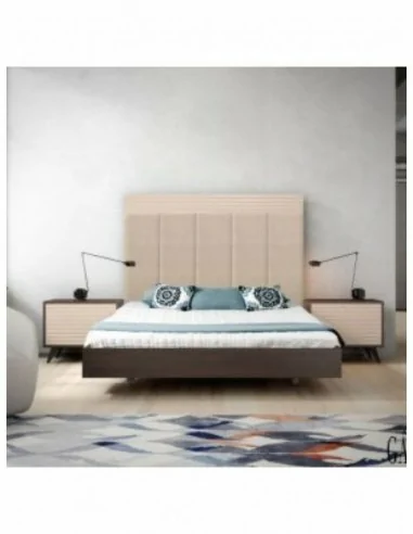 Dormitorio de matrimonio moderno con cabeceros y varios colores a elegir diseño lineal (8)