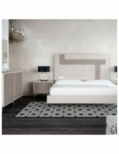 Dormitorio de matrimonio moderno con cabeceros y varios colores a elegir diseño lineal (9)