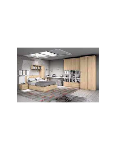 Dormitorio juvenil diseño moderno con varios colores y distribuciones disponibles (14)