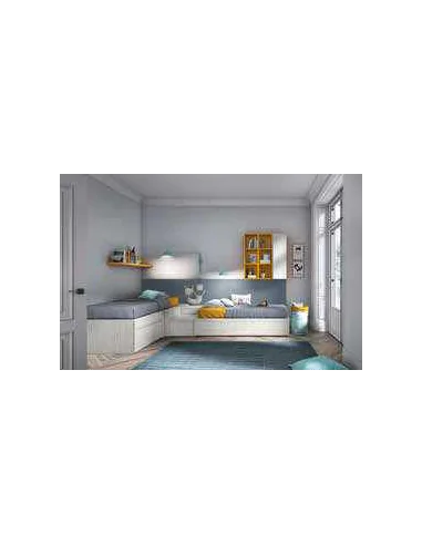 Dormitorio juvenil diseño moderno con varios colores y distribuciones disponibles (29)
