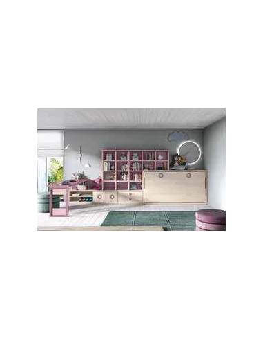 Dormitorio juvenil diseño moderno con varios colores y distribuciones disponibles (48)