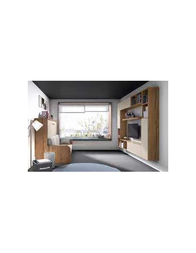 Dormitorio juvenil diseño moderno con varios colores y distribuciones disponibles (50)