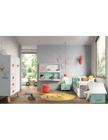 Dormitorios juveniles a medida a diseño moderno  con camas abatibles literas diferentes colores  (29)