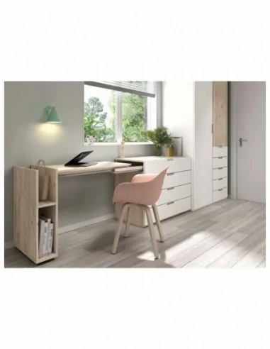 Dormitorio juvenil  moderno colores y medidas a elegir  cama compacta o nido escritorios y armarios (35)