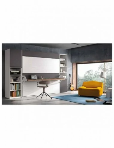 Dormitorio juvenil  moderno colores y medidas a elegir  cama compacta o nido escritorios y armarios (50)