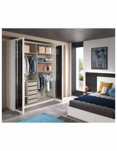 Dormitorio juvenil  moderno colores y medidas a elegir  cama compacta o nido escritorios y armarios (72)