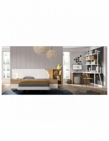Dormitorio juvenil  moderno colores y medidas a elegir  cama compacta o nido escritorios y armarios (74)