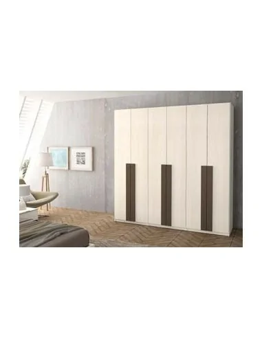 Armario vestidor con puertas o sin puertas a medida con diseño interior y diferentes acabados (4)