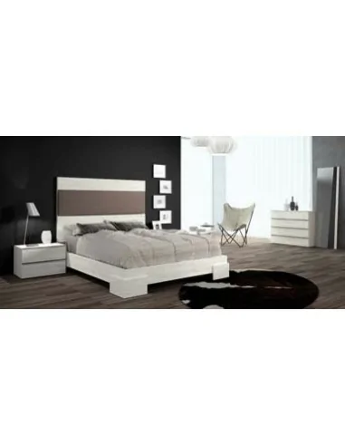 Dormitorio de matrimonio completo con diseño moderno con colores a elegir con comoda y mesitas de noche (51)
