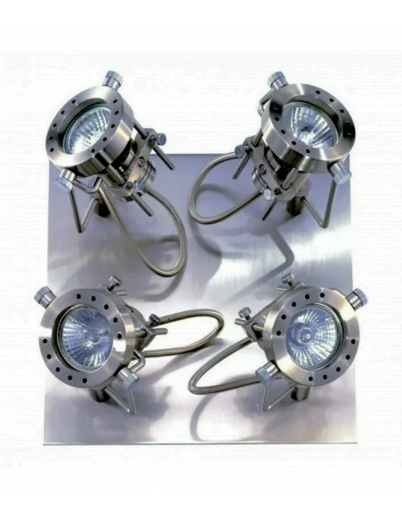 Lampara de Techo Plafón de 4 Focos Oslo