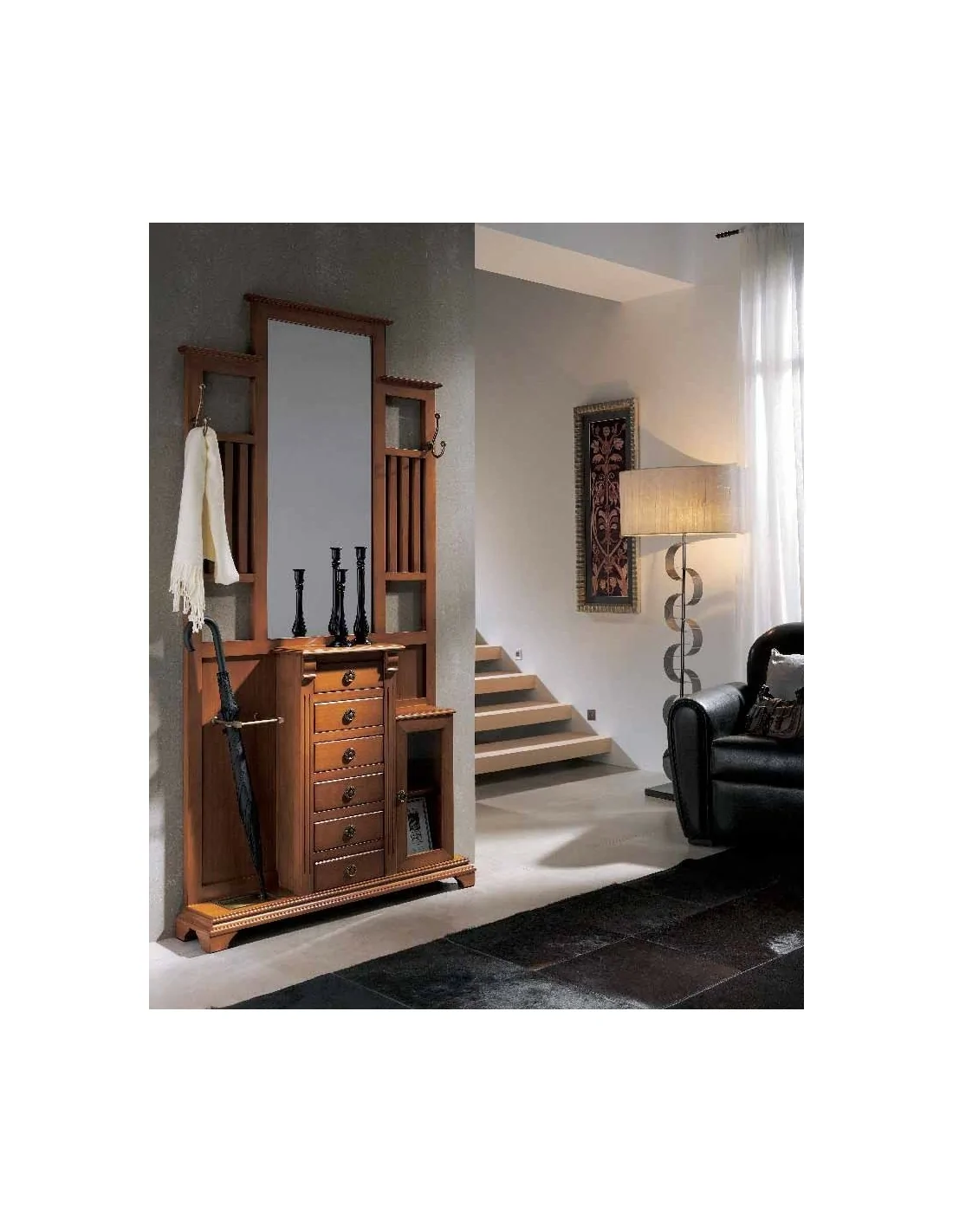Paragüero de madera - Equipo Muebles & Decoración