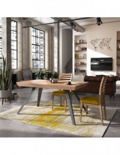 Mesa de comedor y centro a...