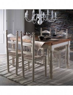 Mesa de comedor y centro a...