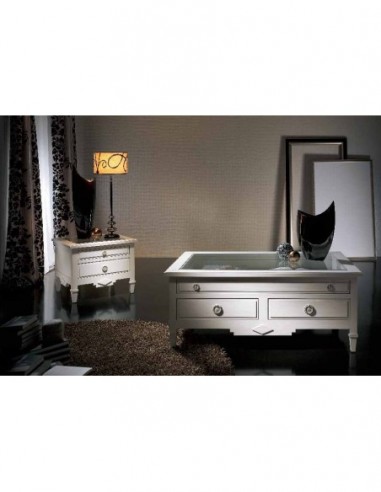 Mesa de comedor y centro a juego...