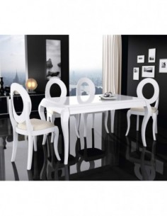 Mesa de comedor y centro a...