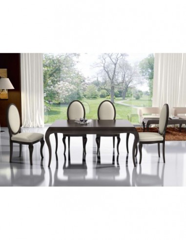 Mesa de comedor y centro a juego...